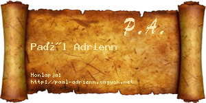 Paál Adrienn névjegykártya